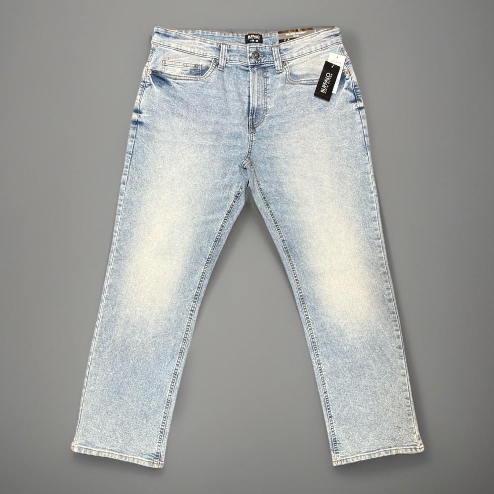 NWT Buffalo David Bitton Relaxed Straight Driven Stretch Jeans  Men's Size 33x30